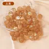 Botones Cheongsam Imitación Perlas de Jade Resina Puntos Redondos Diamante Botones Perlados Camisa Chifón Imitación Perlas Redondas Expuestas Accesorios Botones