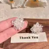 Pendientes de flor de hielo para mujer, dulces, pequeños, frescos, de alta gama, nuevos, de alto valor, con temperamento, versátiles