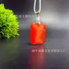 Colgante de Mariposa de Piedra Ojo de Gato al por Mayor Colgante de Collar de Cerradura Ruyi de Ojo de Gato Rosa Artículos de Tienda de Regalos de Zona Turística de Jade