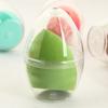 Esponja de Maquillaje con Forma de Huevo, Personalizable, Esponja que No Absorbe la Base, Doble Uso para Seco y Húmedo, Esponja para Base BB, Maquillaje Portátil
