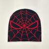 Gorra divertida con diseño de telaraña de Halloween para comercio exterior transfronterizo, tendencia hip-hop, para hombres y mujeres, para esquiar al aire libre, gorra de punto fría