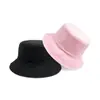 Sombrero de Pescador de Doble Cara con Logo Bordado Personalizado Sombrero de Algodón Sombrero de Sol para Niños Sombrero Cubeta Protector Solar para Hombres y Mujeres para Pesca al Aire Libre