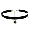 Amazon Joyería Creativa Letra Terciopelo Collar Gargantilla Collar Combinado Joyería de Moda Popular