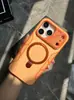 Aplicável à Capa de Celular com Suporte Magnético Apple 18promax iPhone 17 Cobertura Total Malha Dissipação de Calor Ponto de Apoio Capa Protetora
