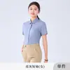 Camisa de vestir formal para oficina, uniforme de trabajo resistente a las arrugas, de manga larga, profesional sin planchado para hombre, azul claro