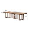 Nova Mesa de Chá Grande de Madeira Maciça Estilo Chinês e Combinação de Cadeiras Mesa de Chá para Seco para Escritório Integrado Casa Sala de Chá Zen Sala de Estar Simples