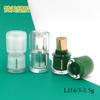 Tubo de Lipstick Transparente Nuevo de 3-3.5g Tubo Vacío de Lipstick Redondo de Pared Gruesa Carcasa Personalizable Material de Empaque Cosmético