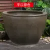 Pote Cerâmico Grande Jingdezhen Pote para Lótus e Lírio d'Água de Pátio Tamanho Extra Grande Vaso para Plantar Árvores Sala de Estar Varanda Pote para Peixe Dourado e Tartaruga
