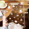 Prancheta Acrílica Desenho Animado Fofo A4 Pasta Transparente A5/A6 Prancheta de Armazenamento de Provas de Aluno Bloco de Notas