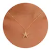 Verano 2025 Aliexpress Moda Sencilla Versátil Collar de Pez Lujo Ligero Nicho Colgante de Pez Marino Cadena para Clavícula
