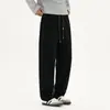 Calça Casual Masculina Perna Reta Roupa Masculina Calça Masculina de Alta Qualidade Deslocamento Diário Viagem de Negócios Simples Tendência Marca Moda Retrô