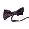 Pajarita para hombre, gemelos de bolsillo, 3 piezas, caja de regalo, traje de boda, accesorios para traje, pajarita roja en stock