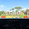 Fofo e Fofo Cavalo do Zodíaco Enfeites de Carro de Ano Novo Carro Elétrico Console Central Interno Estação de Trabalho para Computador Decoração do Ano do Cavalo
