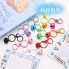 Llavero Creativo Colorido con Cierre de Langosta Campana DIY Lindo Colgante de Felpa para Bolso Artículos Pequeños Accesorios de Joyería Venta al por Mayor