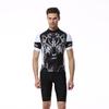 XINTOWN Ropa de Ciclismo Estampada Top Corto Absorción de Humedad y Sudor Nuevo Top de Ciclismo de Verano de Manga Corta para Hombre