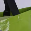 Bolsa de Tote de Compras Tejida de PP Laminado Color Plástico Impresión a Color Portátil Creativa Promocional Publicitaria Regalo Bolsa Tejida Impresa con Logo