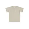 MAMINQIN Nueva camiseta limpia fit Henry de manga corta Cuello redondo Algodón Old Money Ami Kaji Camiseta de manga corta