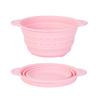 Cesta de Drenagem de Silicone Amazon Coador Dobrável de Aço Inoxidável Cesta de Vegetais para Pia de Cozinha Cesta de Frutas Doméstica Retrátil