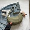 Bolsa tipo Dim Sum Modelo Nuevo 2026 Bolso de Lona de Hombro Único para Mujer Verano Versátil de Nailon Cruzado Pequeño Bolso Cruzado Simple Ligero