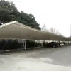 Cochera de Estructura de Acero con Estructura de Membrana en Forma de Siete, Cobertizo de Estacionamiento al Aire Libre para Vehículos Eléctricos y Automóviles en Zonas Residenciales, Protector Solar y Fuerte Resistencia a la Presión