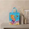 Bolsa no tejida laminada de venta caliente transfronteriza para pintar para niños, bolsa de embalaje para souvenirs, bolsa para snacks, bolsa de regalo para cumpleaños infantiles