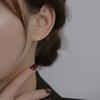 Aretes de Cobre y Plata para Mujer que Realzan el Estilo Aretes para Agujeros en las Orejas Aretes de Diseño Nicho Moda 2022 Aretes Elegantes