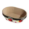 Rascador para gatos profundo, duradero y resistente al desgaste, no suelta residuos, cuenco rascador para gatos de cartón corrugado engrosado, cama para gatos integrada, venta al por mayor