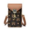 Bolsa para Teléfono Móvil con Pantalla Táctil para Mujer Verano 2024 Nueva Llegada Bolso Bandolera de Hombro Bolsa Pequeña Vertical de Moda Bolso de Mujer