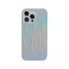 Funda de cuero de alta gama con rayas láser para iPhone 15 Pro Max, resistente a caídas, para Apple 14, 16 Pro Max, media bolsa X