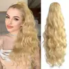 Peluca de Cola de Caballo Europea y Americana Transfronteriza Cola de Caballo Ondulada Pinza para el Cabello Extensión de Cola de Caballo Pinza