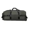 Mochila de Grande Capacidade Mochila de Viagem para Exterior Bolsa de Bagagem Bolsa de Viagem Portátil Bolsa de Armazenamento Dobrável para Camping com Rodas