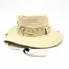En stock, sombrero retro para el sol al aire libre transfronterizo, sombrero de pescador de mezclilla para montañismo, parasol, protector solar, sombrero de pesca para viajes.