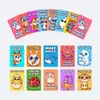 Compra Directa Transfronteriza de 18 Tarjetas con Frases Cortas Inspiradoras con Animalitos, Ilustraciones Creativas Lindas y Combinación de Tarjetas con Frases Motivadoras