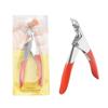Corte de unhas em aço inoxidável em forma de U tesoura de unha fototerapia extensão de unhas diy estilo francês corte ferramenta de corte