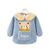 Ropa de Bebé Gruesa de Terciopelo Teddy Impermeable, Anti-Manchas y Cálida para Otoño e Invierno para Niños y Niñas, Niños Pequeños e Bebés, Monos Suaves de Aspecto Elegante