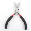 Mini Pinzas de 4.5 pulgadas con Dientes, Pinzas de Punta Fina, Pinzas Pequeñas de Punta Plana, Pinzas para Joyería, Pinzas de Punta Fina Extendidas sin Dientes