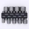 WM9 Set de 9 piezas Boquilla hexagonal para bricolaje Adaptador de broca para destornillador de tuercas para herramientas eléctricas 5mm-13mm
