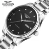 Relógio de Pulso Masculino Guanqin B4 à Prova d'Água Quartzo Tendência Pulseira de Aço Calendário Duplo Alta Qualidade Negócios Gq80009-1A