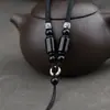 Colar com Corda e Pingente de Ágata Natural Corda para Pendurar Pingente de Pescoço Corda Pingente de Jade Pingente de Jade Jadeíte Jadeíte Estilo Grosso