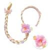 Diadema de Princesa Cabeza de Niña Transfronteriza de Amazon Corona Infantil Accesorios para Trenza de Cabello Largo Trenza Peluca de Flor de Cabello Largo