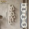 Corrente de Anel Cerâmica Estilo Minimalista Nórdico Wabi-Sabi Decoração de Arte para Casa para Café, Restaurante, Parede da Sala de Estar