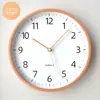 Reloj de Pared Estilo Japonés Reloj de Cuarzo Sala de Estar Hogar Reloj Sencillo Reloj de Pared Estilo Madera Moderna Reloj de Pared Silencioso