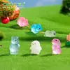 Creativos Luminosos Transfronterizos Lindos Animalitos Botella Ecológica Accesorios de Decoración DIY Micro Paisaje Pequeños Adornos