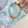 Cuentas Nuevas de Ábaco Chino, Pulseras de Cristal, Pulseras Antiguas con Cuentas para Parejas, Estudiantes, Niñas, Pulseras y Accesorios de Lujo Ligero de Nicho