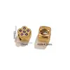 Acessórios de Joias de Aço Inoxidável com Contas Pingente de Flor com Diamante Banhado a 18K Acessórios de Contas Espaçadoras Joias para Pulseira DIY