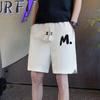 Shorts Casuales para Hombre Verano Tendencia Marca Pantalones Delgados Moda Suelto Atuendo Estilo Hong Kong Pantalones Deportivos