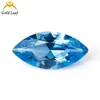 Ojo de caballo con forma de cristal afilado colección cristal afilado piedra desnuda gema joyería artificial accesorios piedra principal fabricantes DIY en stock venta al por mayor
