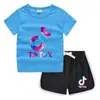 Conjunto de Camiseta de Manga Corta Redonda y Shorts de Verano para Niños 2026 Estilo Coreano Casual Absorbente de Sudor Color Caramelo Sudadera para Bebé
