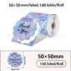 Papel Térmico con Gradiente de Color Ciclo Multicolor Adecuado para Papel de Etiqueta Térmica Jingchen B3S, Detong P1, Puchu Aq00