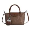 Bolsa Elegante de Ombro Outono e Inverno Novo Modelo 2025 Feminina Texturizada para o Dia a Dia Transversal Bolsa de Mão de Nicho Bolsa Dumpling